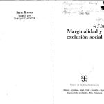 خرید و دانلود نسخه کامل کتاب Marginalidad y exclusión social