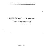 خرید و دانلود نسخه کامل کتاب Mieszkańcy Andów i ich środowisko