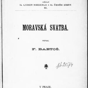 خرید و دانلود نسخه کامل کتاب Moravská svatba