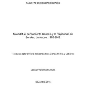 خرید و دانلود نسخه کامل کتاب Movadef, el pensamiento Gonzalo y la reaparición de Sendero Luminoso: 1992-2012