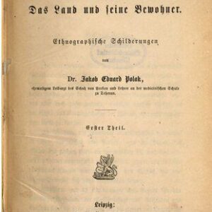 خرید و دانلود نسخه کامل کتاب Persien. Das Land und seine Bewohner; ethnographische Schilderungen