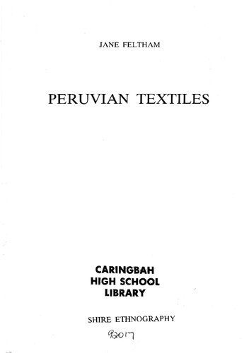 خرید و دانلود نسخه کامل کتاب Peruvian Textiles_690801bca96e5.jpeg خرید و دانلود نسخه کامل کتاب Peruvian Textiles