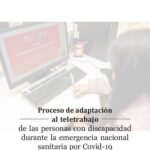 خرید و دانلود نسخه کامل کتاب Proceso de adaptación al teletrabajo de las personas con discapacidad durante la emergencia nacional sanitaria por Covid-19
