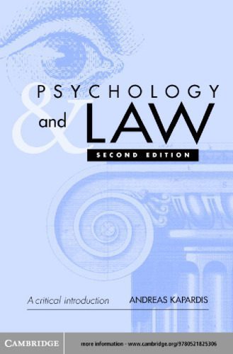 خرید و دانلود نسخه کامل کتاب Psychology and Law: A Critical Introduction_6906ba58f2df9.jpeg خرید و دانلود نسخه کامل کتاب Psychology and Law: A Critical Introduction