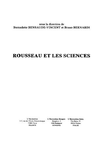 خرید و دانلود نسخه کامل کتاب Rousseau et les sciences_6906abc3a31d7.jpeg خرید و دانلود نسخه کامل کتاب Rousseau et les sciences