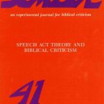 خرید و دانلود نسخه کامل کتاب Semeia 41: Speech Act Theory and Biblical Criticism