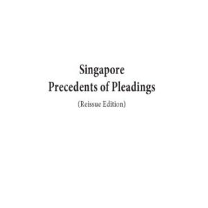خرید و دانلود نسخه کامل کتاب Singapore Precedents of Pleadings