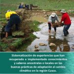 خرید و دانلود نسخه کامل کتاب Sistematización de experiencias que han recuperado e implementado conocimientos y saberes ancestrales o locales en las buenas prácticas de adaptación al cambio climático en la región Cuzco