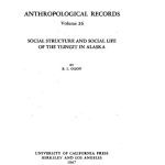 خرید و دانلود نسخه کامل کتاب Social structure and social life of the Tlingit in Alaska