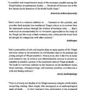 خرید و دانلود نسخه کامل کتاب Symbolic immortality: The Tlingit potlatch of the nineteenth century