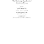 خرید و دانلود نسخه کامل کتاب The Cambridge Handbook Of Consumer Privacy