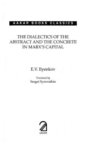 خرید و دانلود نسخه کامل کتاب The Dialectics of the Abstract and the Concrete in Marx’s Capital_690583aa9686f.jpeg خرید و دانلود نسخه کامل کتاب The Dialectics of the Abstract and the Concrete in Marx’s Capital