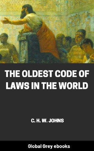 خرید و دانلود نسخه کامل کتاب The Oldest Code of Laws in the World_690934b0a0653.jpeg خرید و دانلود نسخه کامل کتاب The Oldest Code of Laws in the World