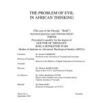 خرید و دانلود نسخه کامل کتاب The Problem of Evil in African Thinking: Ancestral practices and Christian beliefs