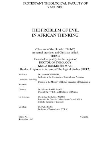 خرید و دانلود نسخه کامل کتاب The Problem of Evil in African Thinking: Ancestral practices and Christian beliefs_69088a2aa8a7a.jpeg خرید و دانلود نسخه کامل کتاب The Problem of Evil in African Thinking: Ancestral practices and Christian beliefs