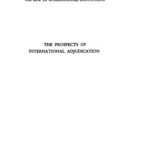 خرید و دانلود نسخه کامل کتاب The Prospects of International Adjudication