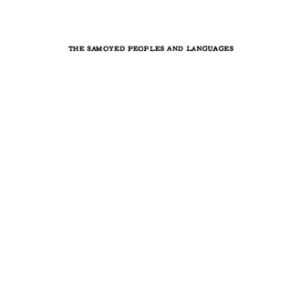 خرید و دانلود نسخه کامل کتاب The Samoyed Peoples and Languages