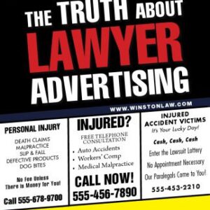 خرید و دانلود نسخه کامل کتاب The Truth About Lawyer Advertising