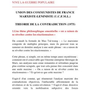 خرید و دانلود نسخه کامل کتاب Théorie de la contradiction