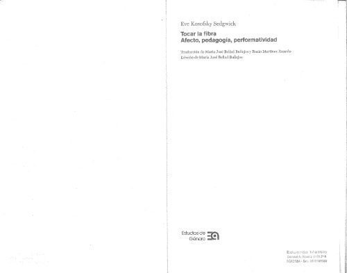 خرید و دانلود نسخه کامل کتاب Tocar la fibra. Afecto, pedagogía, performatividad_6906c1dc3e993.jpeg خرید و دانلود نسخه کامل کتاب Tocar la fibra. Afecto, pedagogía, performatividad