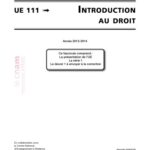 خرید و دانلود نسخه کامل کتاب UE 1 Introduction au Droit série 1