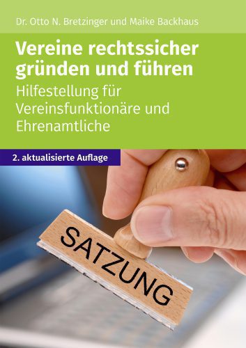خرید و دانلود نسخه کامل کتاب Vereine rechtssicher gründen und führen : Hilfestellung für Vereinsfunktionäre und Ehrenamtliche_69091dbdbcd50.jpeg خرید و دانلود نسخه کامل کتاب Vereine rechtssicher gründen und führen : Hilfestellung für Vereinsfunktionäre und Ehrenamtliche