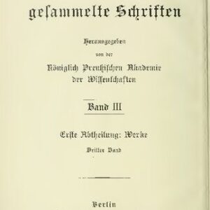 خرید و دانلود نسخه کامل کتاب Werke / Kritik der reinen Vernunft : 2. Auflage 1787