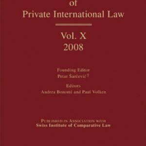 خرید و دانلود نسخه کامل کتاب Yearbook of Private International Law: Volume X, 2008