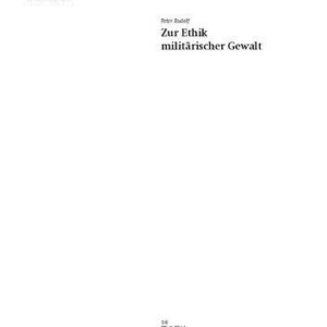 خرید و دانلود نسخه کامل کتاب Zur Ethik militärischer Gewalt