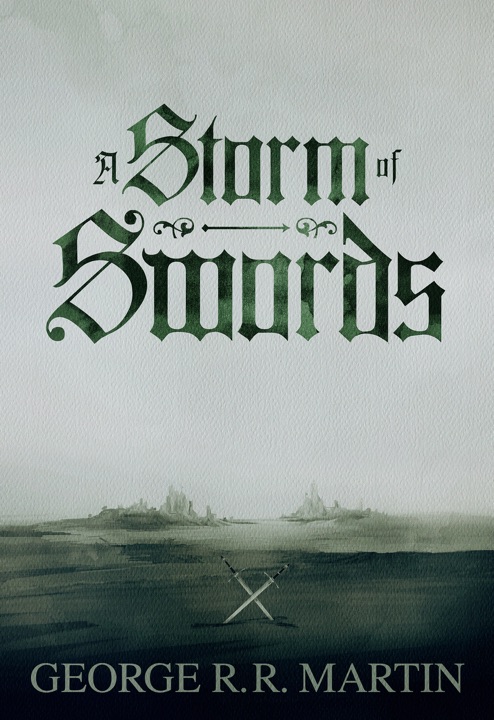 A Storm of Swords by George R. R. Martin_69e74a052bb77.jpeg خرید و دانلود نسخه کامل کتاب صوتی انگلیسی یورش شمشیرها، اثر جورج آر. آر. مارتین (از مجموعهی نغمه یخ و آتش) A Storm of Swords by George R. R. Martin - تصویر 1