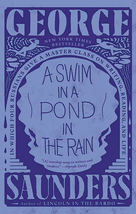 A Swim in a Pond in the Rain by George Saunders_69e751c570c8d.jpeg خرید و دانلود نسخه کامل کتاب صوتی انگلیسی شنا در برکه زیر باران، اثر جورج ساندرز A Swim in a Pond in the Rain by George Saunders - تصویر 1