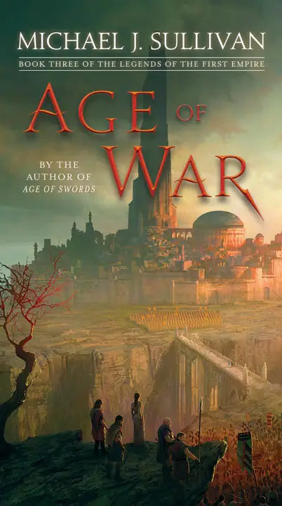 Age of War by Michael J. Sullivan_69eb9abd49444.webp خرید و دانلود نسخه کامل کتاب صوتی انگلیسی عصر جنگ، اثر مایکل جی. سالیوان (از مجموعهی رییریا، افسانههای نخستین امپراتوری) Age of War by Michael J. Sullivan - تصویر 1
