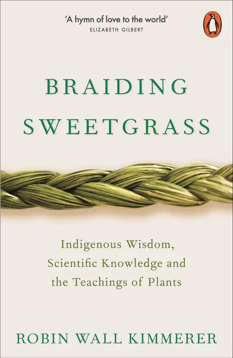 Braiding Sweetgrass by Robin Wall Kimmerer_69e89c86eb560.webp خرید و دانلود نسخه کامل کتاب صوتی انگلیسی بافتن علف شیرین، اثر رابین وال کیمرر Braiding Sweetgrass by Robin Wall Kimmerer - تصویر 1