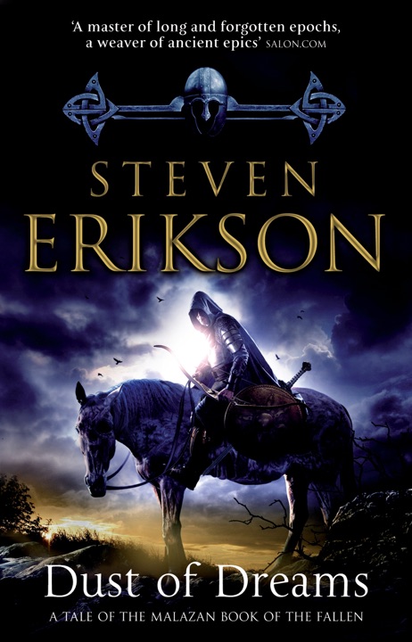 Dust of Dreams by Steven Erikson_69ef1ba976bd2.jpeg خرید و دانلود نسخه کامل کتاب صوتی انگلیسی غبار رؤیاها، اثر استیون اریکسون (از مجموعهی کتاب مالازان از سقوطکردگان) Dust of Dreams by Steven Erikson - تصویر 1