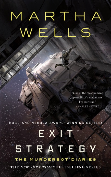 Exit Strategy by Martha Wells_69eceddb99685.jpeg خرید و دانلود نسخه کامل کتاب صوتی انگلیسی استراتژی خروج، اثر مارتا ولز (از مجموعهی خاطرات ربات قاتل) Exit Strategy by Martha Wells - تصویر 1