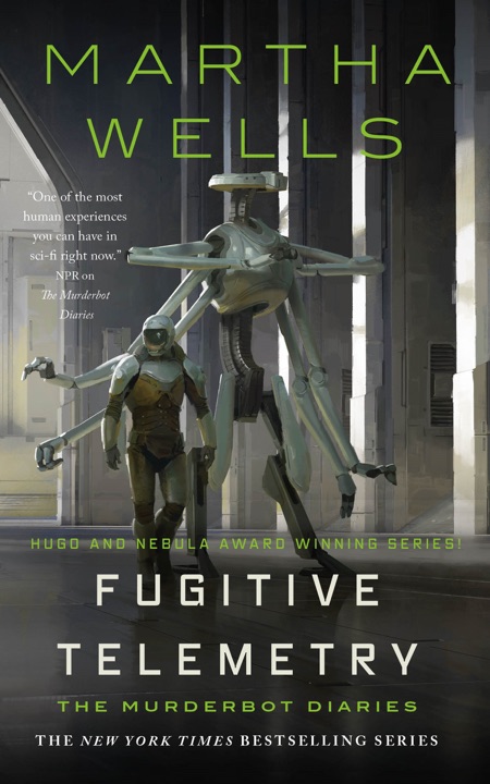 Fugitive Telemetry by Martha Wells_69ef23ea918f3.jpeg خرید و دانلود نسخه کامل کتاب صوتی انگلیسی تلهمتری فراری، اثر مارتا ولز (از مجموعهی خاطرات ربات قاتل) Fugitive Telemetry by Martha Wells - تصویر 1