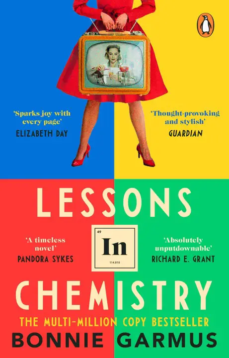 Lessons in Chemistry by Bonnie Garmus_69ef23f64638a.webp خرید و دانلود نسخه کامل کتاب صوتی انگلیسی درسهایی در شیمی، اثر بونی گارموس Lessons in Chemistry by Bonnie Garmus - تصویر 1