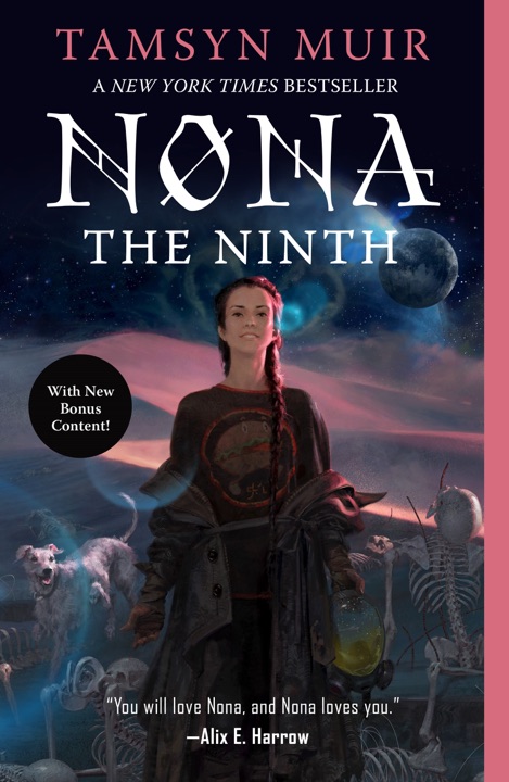 Nona the Ninth by Tamsyn Muir_69edf2c3b8379.jpeg خرید و دانلود نسخه کامل کتاب صوتی انگلیسی نونا نهم، اثر تمسین مویر (از مجموعهی مقبره محبوس) Nona the Ninth by Tamsyn Muir - تصویر 1