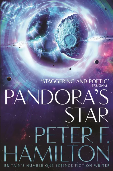 Pandora’s Star by Peter F. Hamilton_69f1fec6e30cd.webp خرید و دانلود نسخه کامل کتاب صوتی انگلیسی ستاره پاندورا، اثر پیتر اف. همیلتون (از مجموعهی ساگای رفاه) Pandora's Star by Peter F. Hamilton - تصویر 1