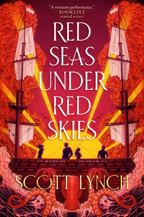 Red Seas Under Red Skies by Scott Lynch_69f0edf9a76f4.jpeg خرید و دانلود نسخه کامل کتاب صوتی انگلیسی دریاهای سرخ زیر آسمانهای سرخ، اثر اسکات لینچ (از مجموعهی حرامزادگان نجیب) Red Seas Under Red Skies by Scott Lynch - تصویر 1