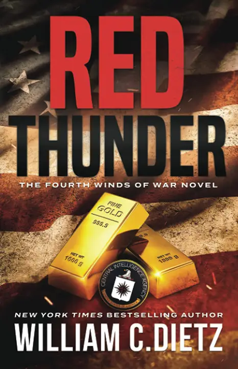 Red Thunder by William C. Dietz_69ef0ea35b16c.webp خرید و دانلود نسخه کامل کتاب صوتی انگلیسی رعد سرخ (بادهای جنگ ۴)، اثر ویلیام سی. دیتز (از مجموعهی بادهای جنگ) Red Thunder by William C. Dietz - تصویر 1