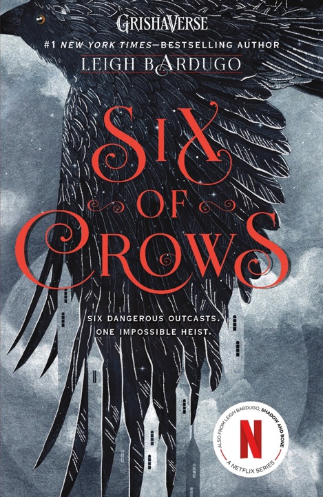 Six of Crows by Leigh Bardugo_69e9a687d114b.jpeg خرید و دانلود نسخه کامل کتاب صوتی انگلیسی شش کلاغ، اثر لی باردوگو (از مجموعهی دوگانه شش کلاغ, دنیای گریشا) Six of Crows by Leigh Bardugo - تصویر 1