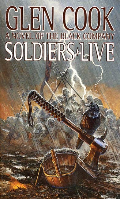 Soldiers Live by Glen Cook_69f1d6af6d720.jpeg خرید و دانلود نسخه کامل کتاب صوتی انگلیسی سربازان زندهاند، اثر گلن کوک (از مجموعهی گروهان سیاه) Soldiers Live by Glen Cook - تصویر 1