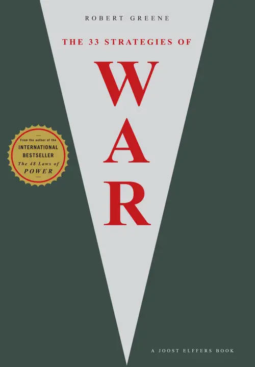 The 33 Strategies of War by Robert Greene_69f22b13a86e8.webp خرید و دانلود نسخه کامل کتاب صوتی انگلیسی ۳۳ استراتژی جنگ، اثر رابرت گرین The 33 Strategies of War by Robert Greene - تصویر 1