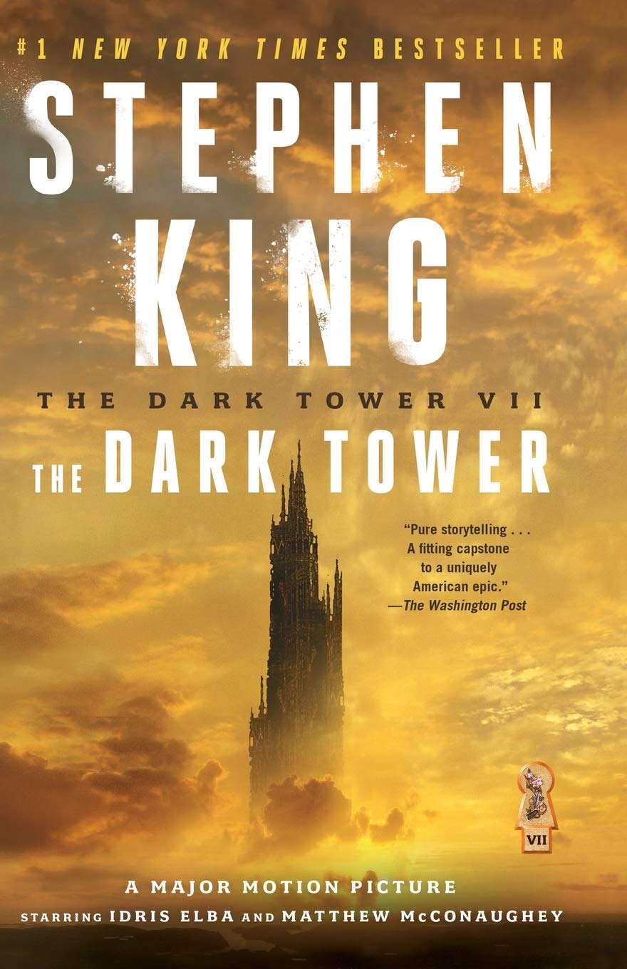 The Dark Tower by Stephen King_69ef178a2d391.jpeg خرید و دانلود نسخه کامل کتاب صوتی انگلیسی برج تاریک، اثر استیون کینگ The Dark Tower by Stephen King - تصویر 1