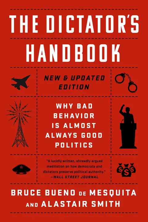 The Dictator’s Handbook by Alastair Smith, Bruce Bueno de Mesquita_69f1ff0d9bc76.webp خرید و دانلود نسخه کامل کتاب صوتی انگلیسی کتاب راهنمای دیکتاتور، اثر بروس بوئنو د مسکیتا, آلیستر اسمیت The Dictator’s Handbook by Alastair Smith, Bruce Bueno de Mesquita - تصویر 1