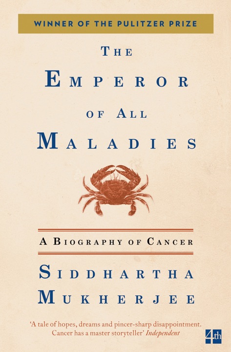 The Emperor of All Maladies: A Biography of Cancer by Siddhartha Mukherjee_69edf0ec965d8.jpeg خرید و دانلود نسخه کامل کتاب صوتی انگلیسی پادشاه همه امراض، اثر سیذارتا موکرجی The Emperor of All Maladies: A Biography of Cancer by Siddhartha Mukherjee - تصویر 1