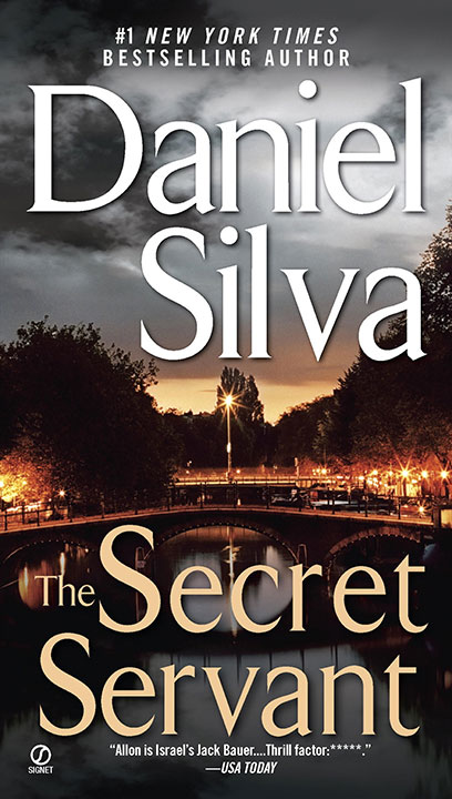 The Secret Servant by Daniel Silva_69ef23f05f631.jpeg خرید و دانلود نسخه کامل کتاب صوتی انگلیسی خدمتکار مخفی، اثر دانیل سیلوا (از مجموعهی گابریل آلن) The Secret Servant by Daniel Silva - تصویر 1