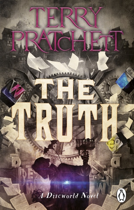 The Truth by Terry Pratchett_69ebb784c15f8.jpeg خرید و دانلود نسخه کامل کتاب صوتی انگلیسی حقیقت، اثر تری پرچت (از مجموعهی دیسکورلد, انقلاب صنعتی) The Truth by Terry Pratchett - تصویر 1