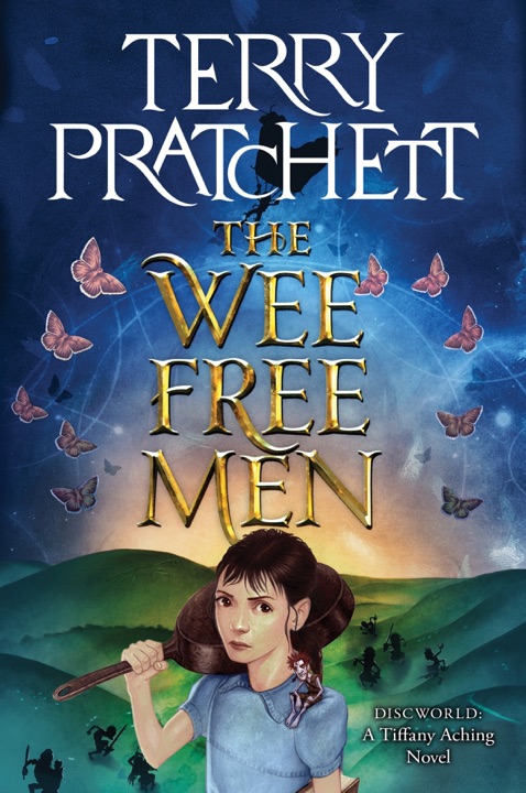 The Wee Free Men by Terry Pratchett_69ef0a9608cdb.jpeg خرید و دانلود نسخه کامل کتاب صوتی انگلیسی مردمان آزاد وی، اثر تری پرچت (از مجموعهی دیسکورلد, تیفانی آچینگ) The Wee Free Men by Terry Pratchett - تصویر 1